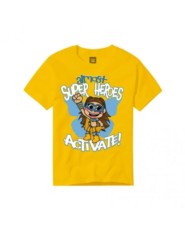 Youth Yellow Nikki A.S.H. Almost Super Heroes Activate! T-Shirt $4.89 T-Shirts